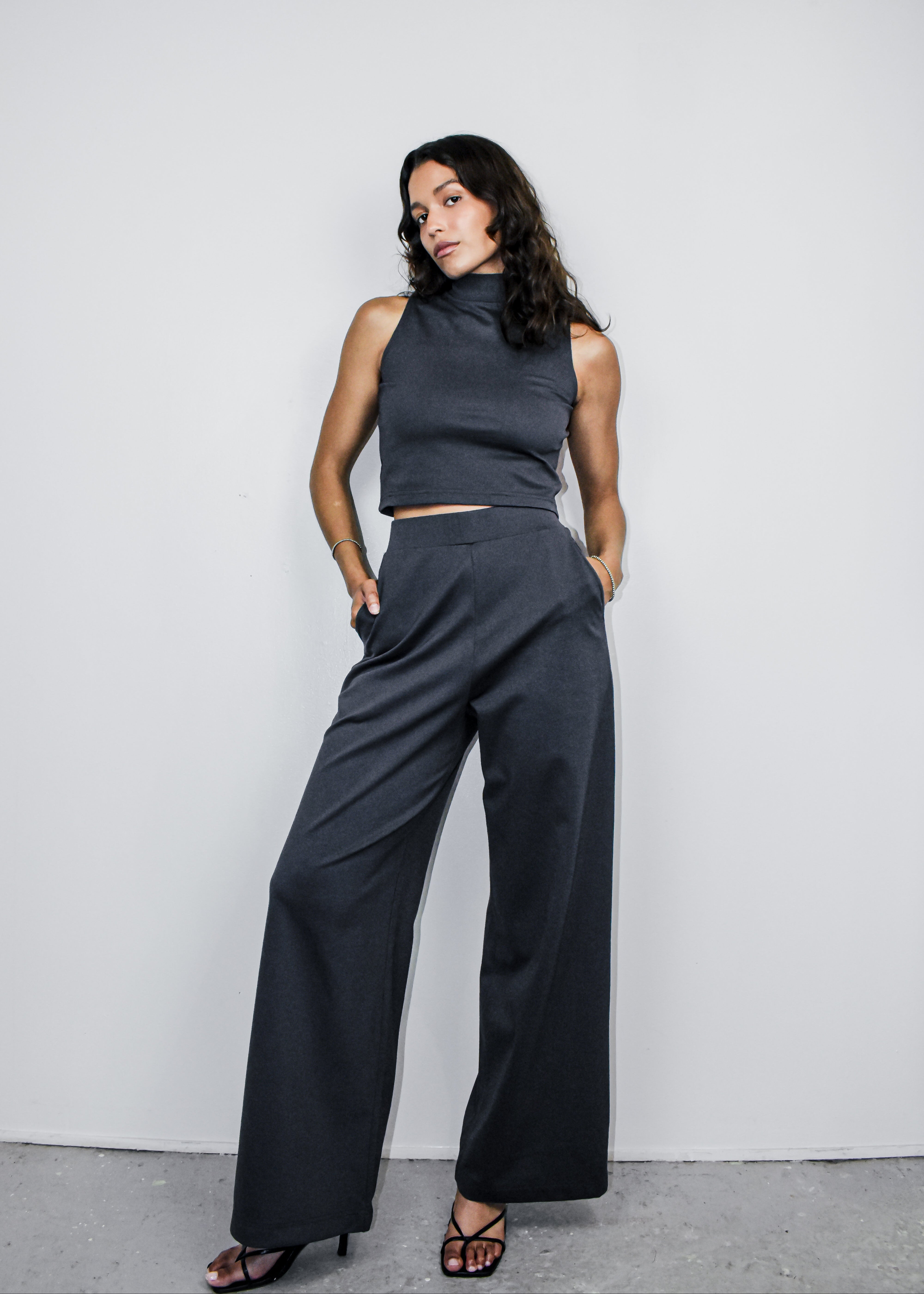 Plover Top 2-in-1 in Pewter