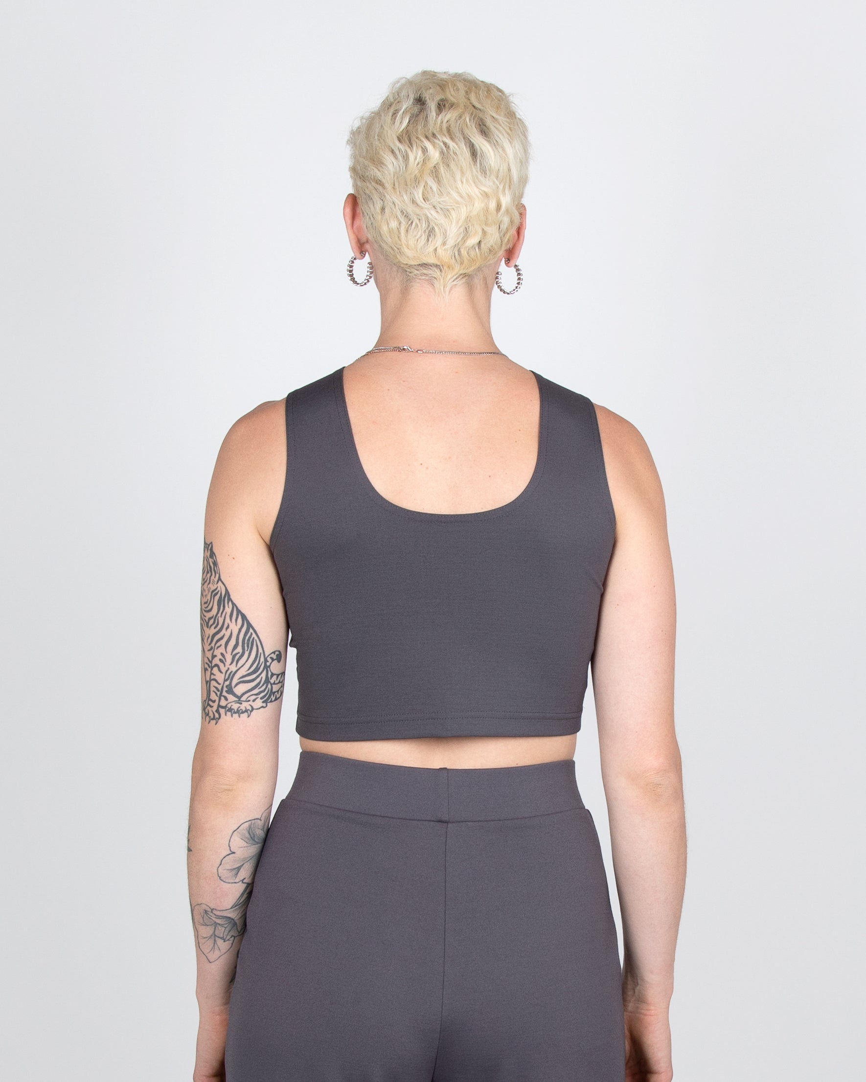 Sparrow Crop 2-in-1 in Pewter