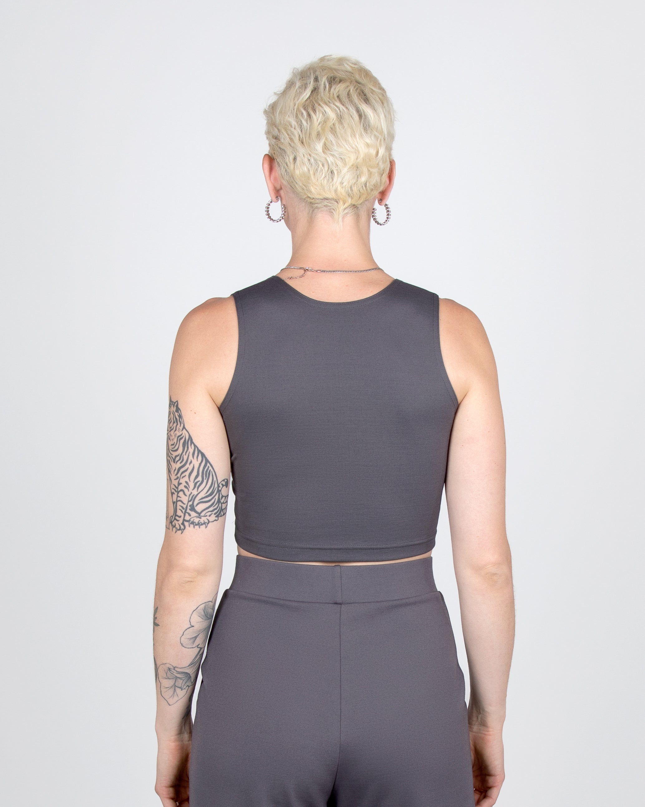 Sparrow Crop 2-in-1 in Pewter