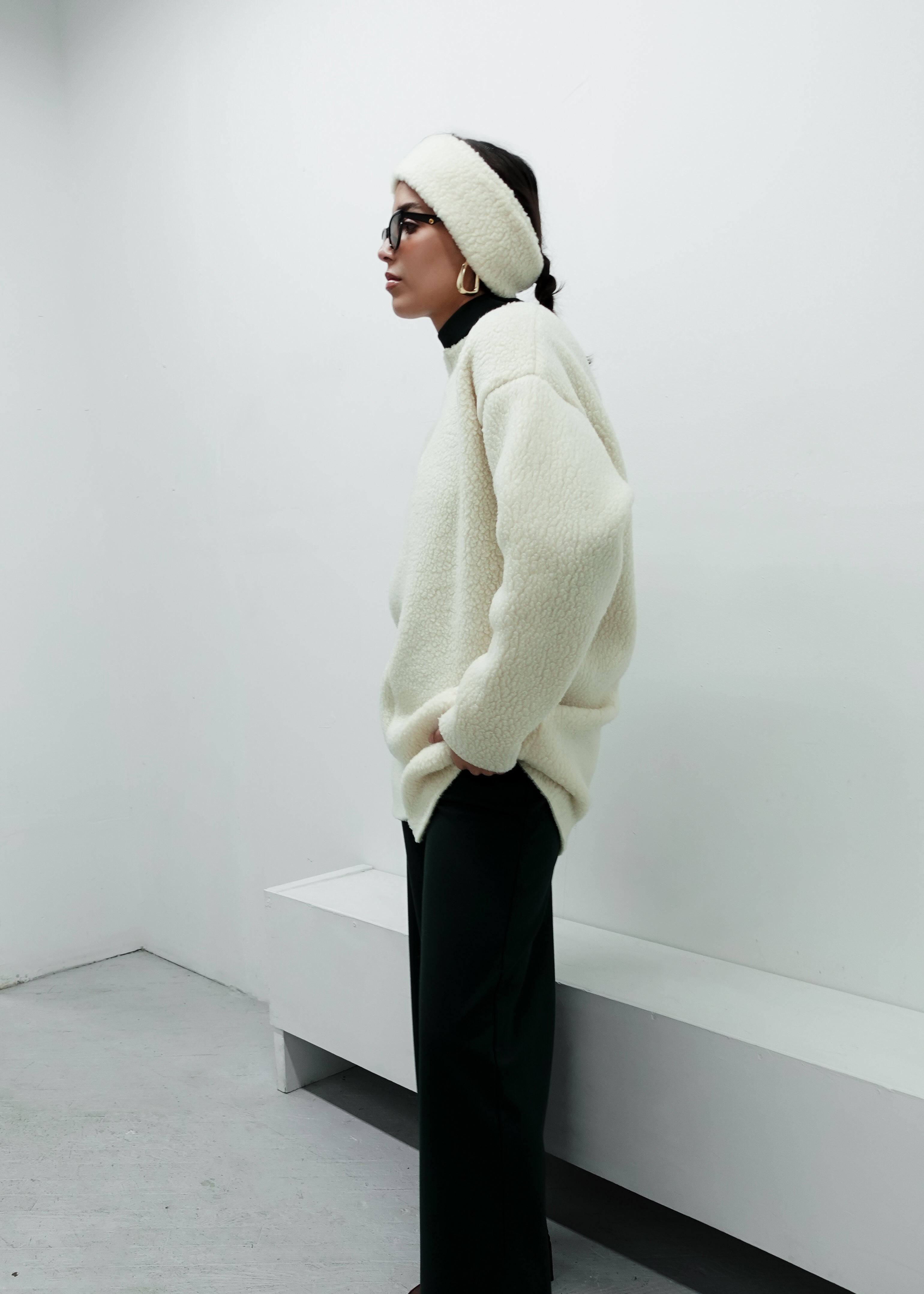 Polartec® Shearling Pelican 2-in-1 in Ivory