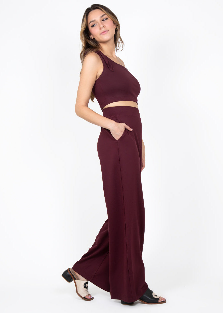 Bantam Pant in Burgundy