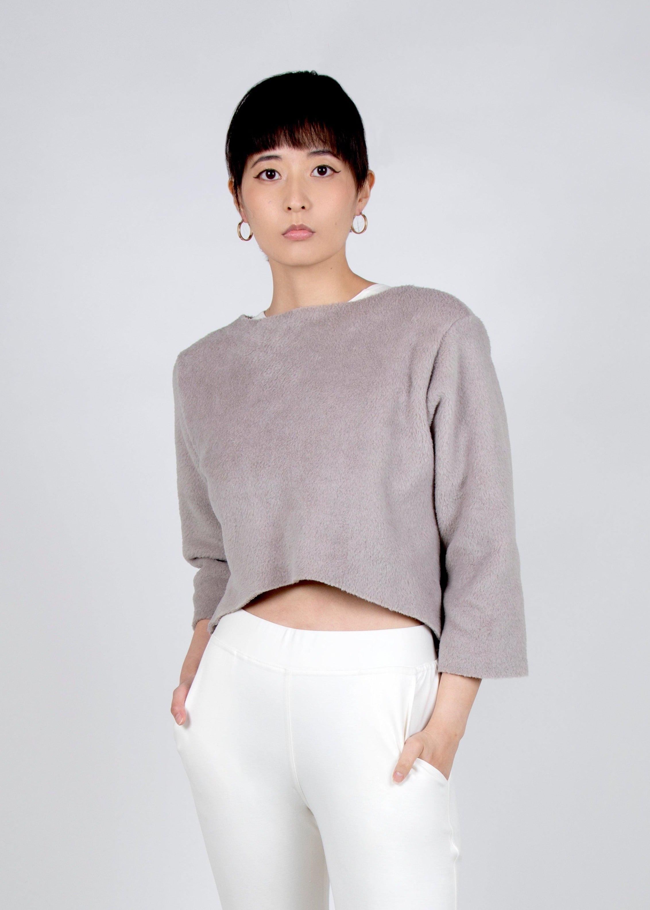 Polartec® Fuzzy Ibis Top 2-in-1 in Taupe