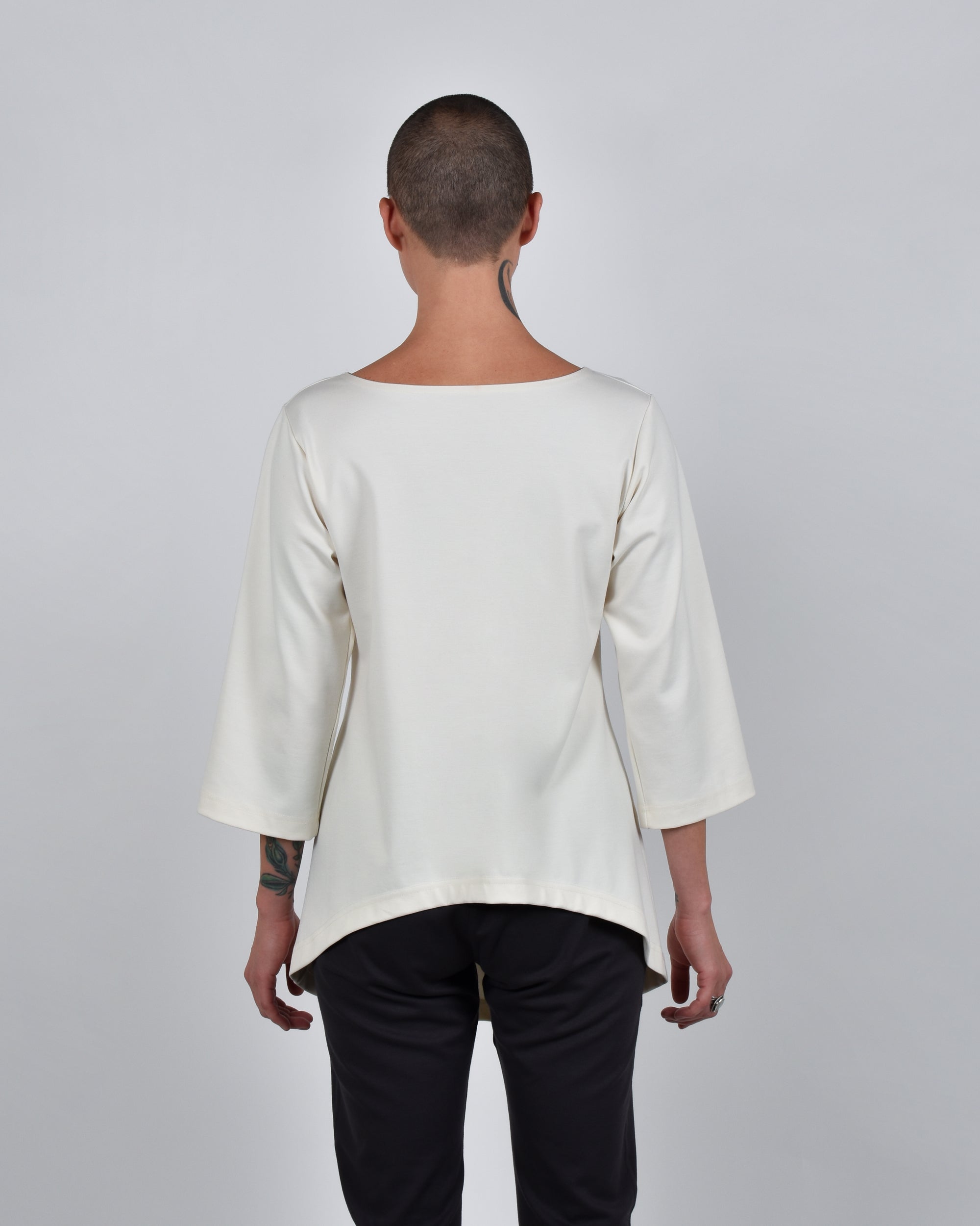 Ibis Long Top 2-in-1 in Cream