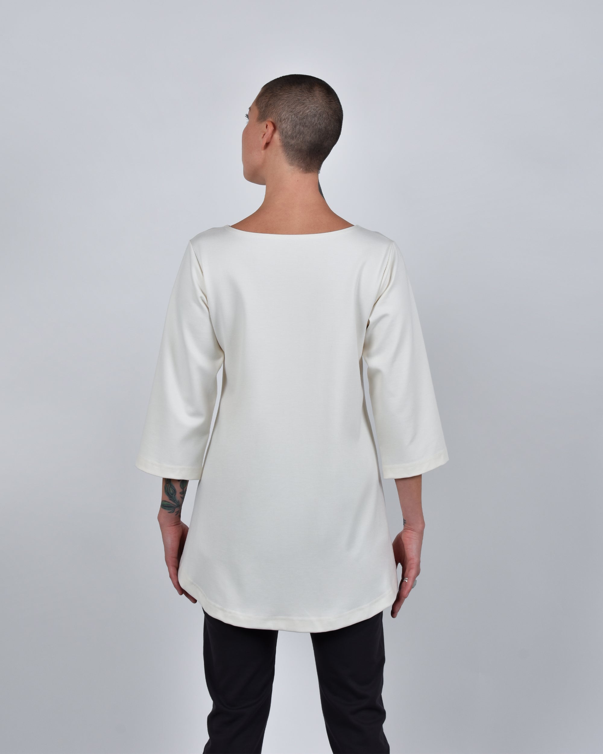 Ibis Long Top 2-in-1 in Cream