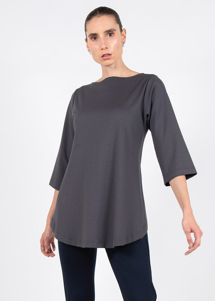 Ibis Long Top 2-in-1 in Pewter