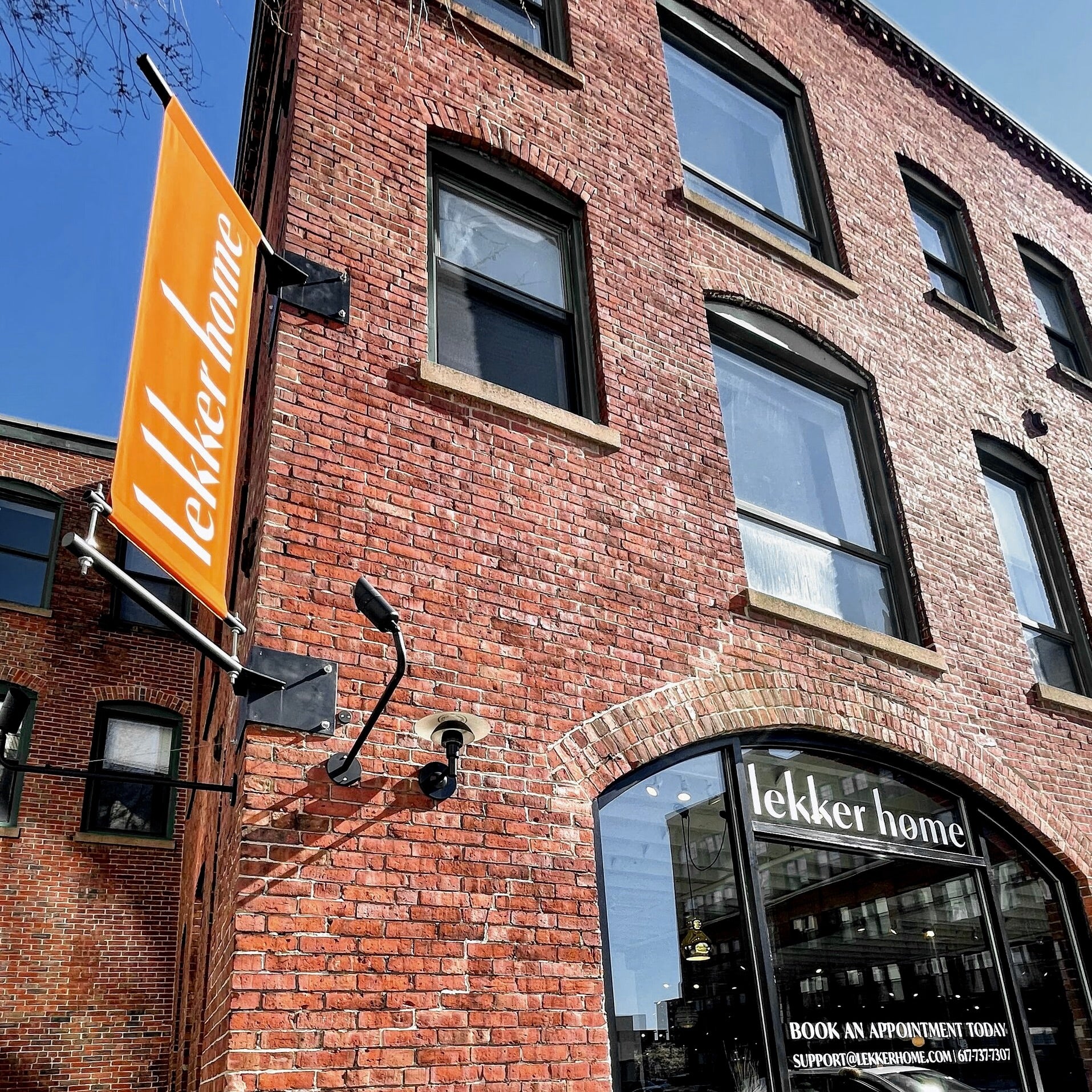 Lekker Home, European furniture showroom in South End, Boston, Massachusets