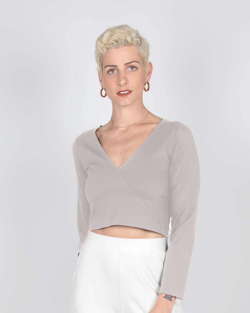 Wren Top 2-in-1 in Taupe