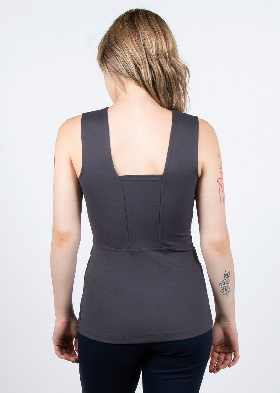 Bird of Paradise Top 2-in-1 in Pewter