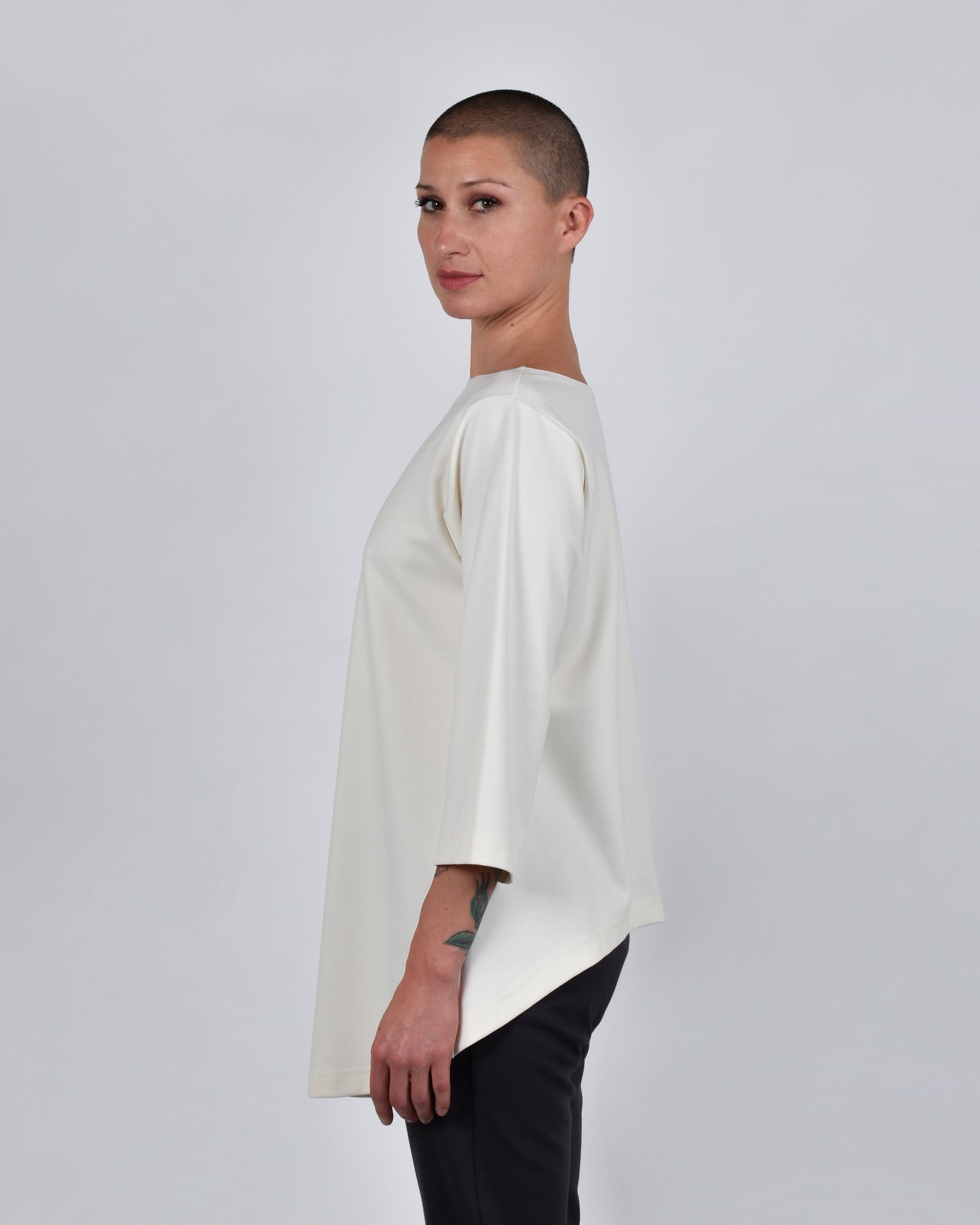 Ibis Long Top 2-in-1 in Cream