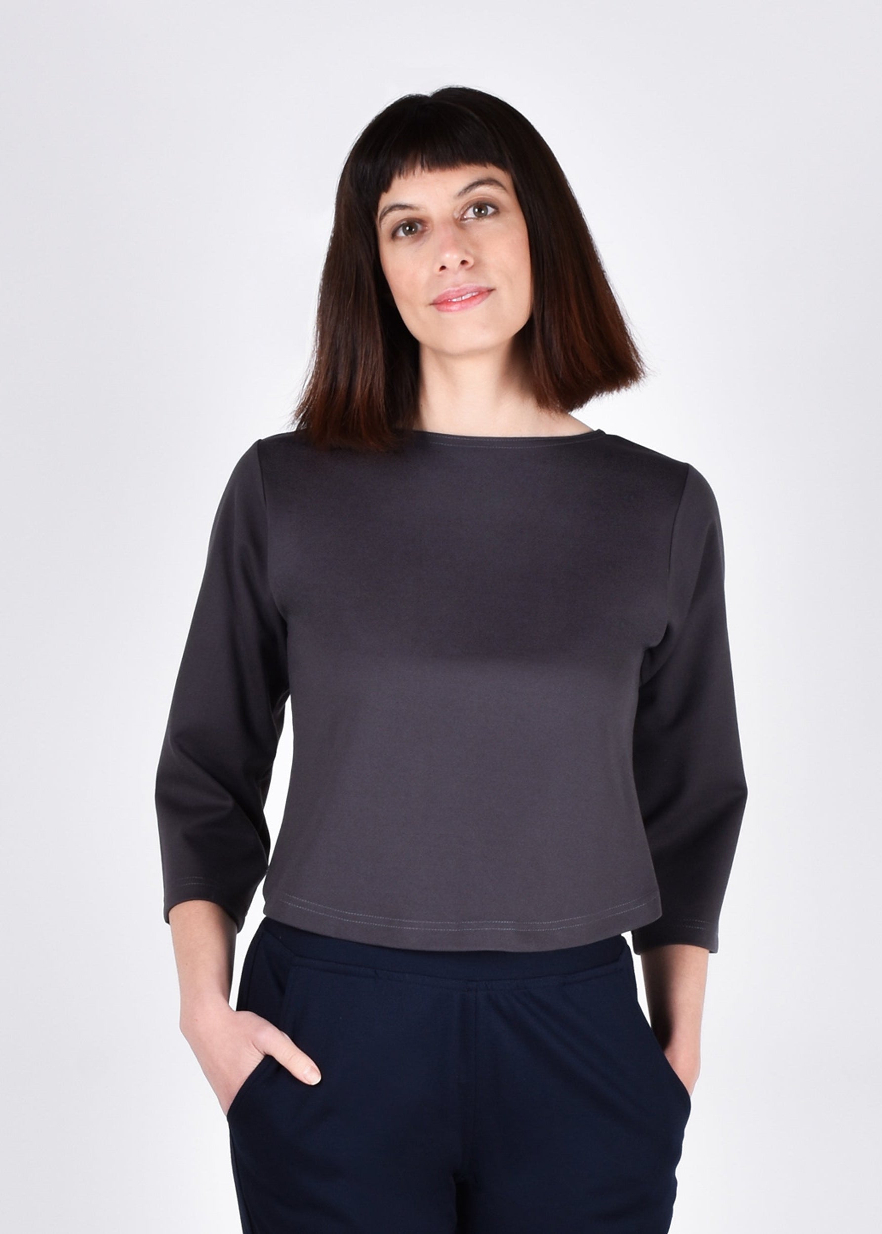 Ibis Top 2-in-1 in Pewter