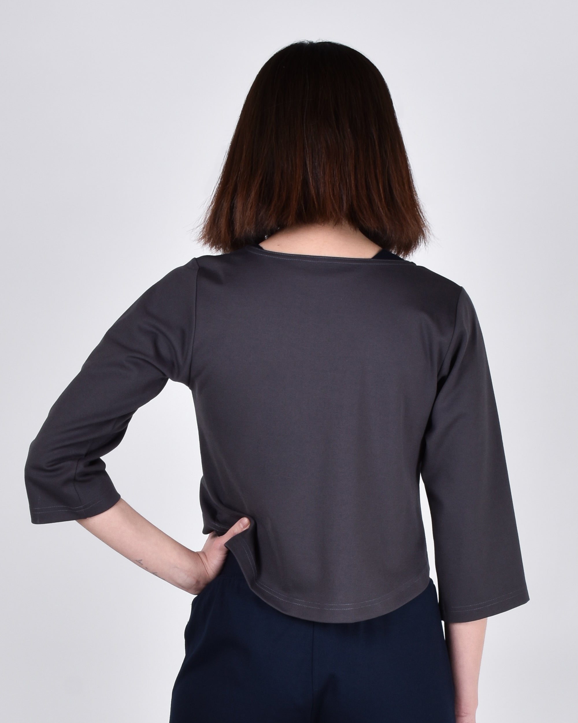 Ibis Top 2-in-1 in Pewter - PARIDAEZ 