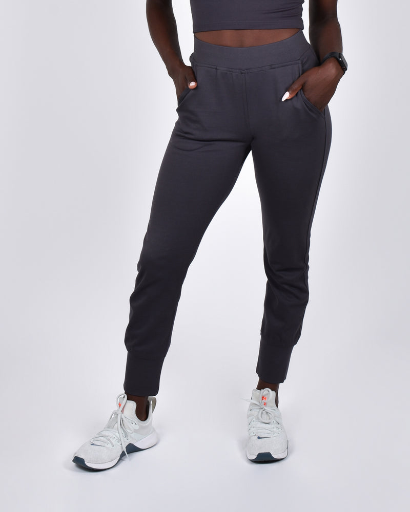 Mocking J Joggers in Pewter