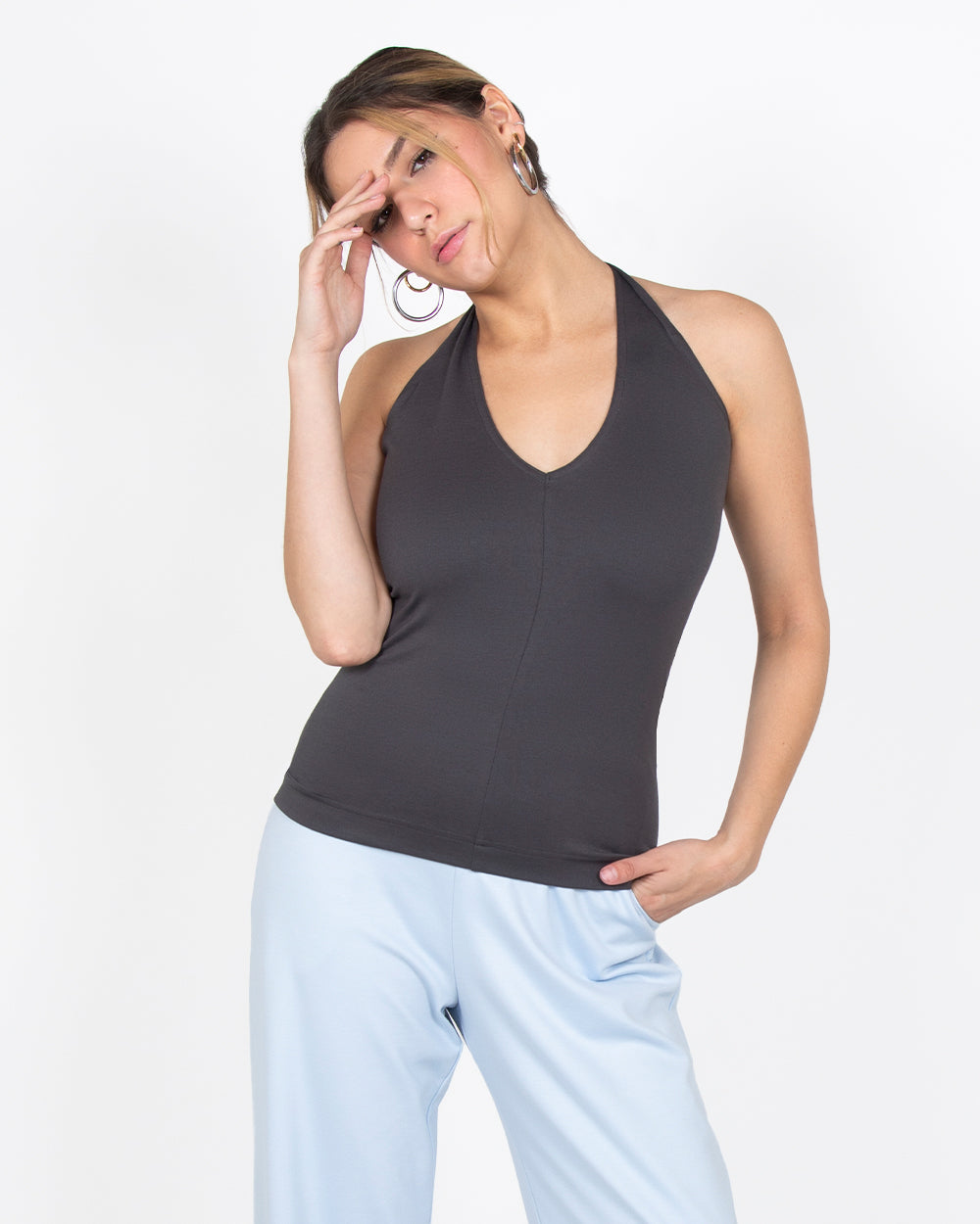 Starling Top 2-in-1 in Pewter