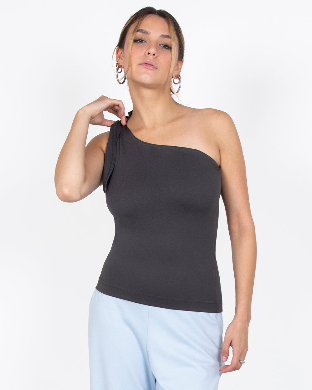 Starling Top 2-in-1 in Pewter