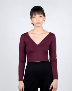 Wren Top 2-in-1 in Burgundy